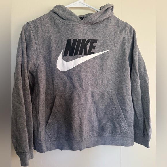 Kids Nike Grey Hoodie size medium - Picture 1 of 4